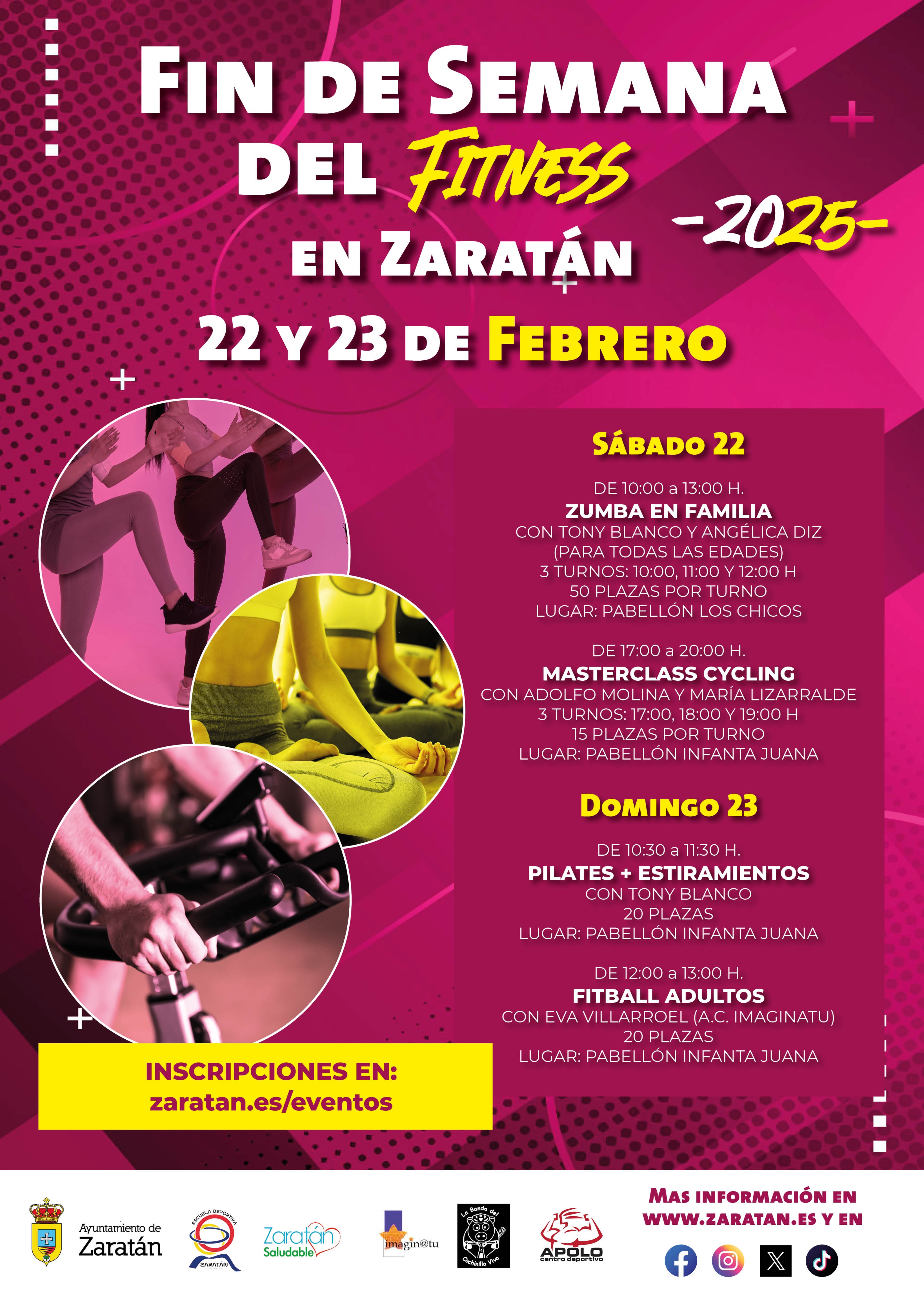 ZUMBA EN FAMILIA (FIN DE SEMANA DEL FITNESS) TURNO 10:00 H.