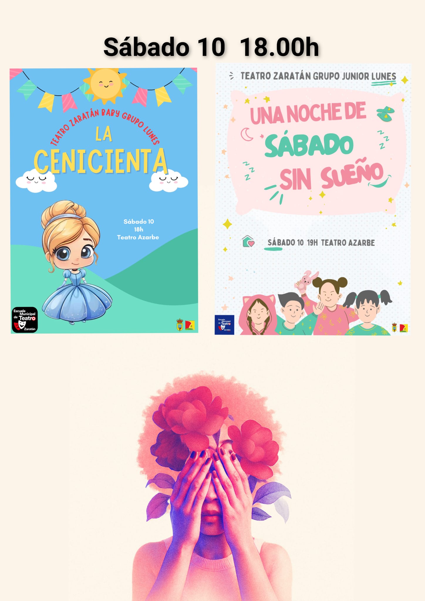 Muestra final de curso de Teatro: La Cenicienta y Una noche de sábado sin sueño