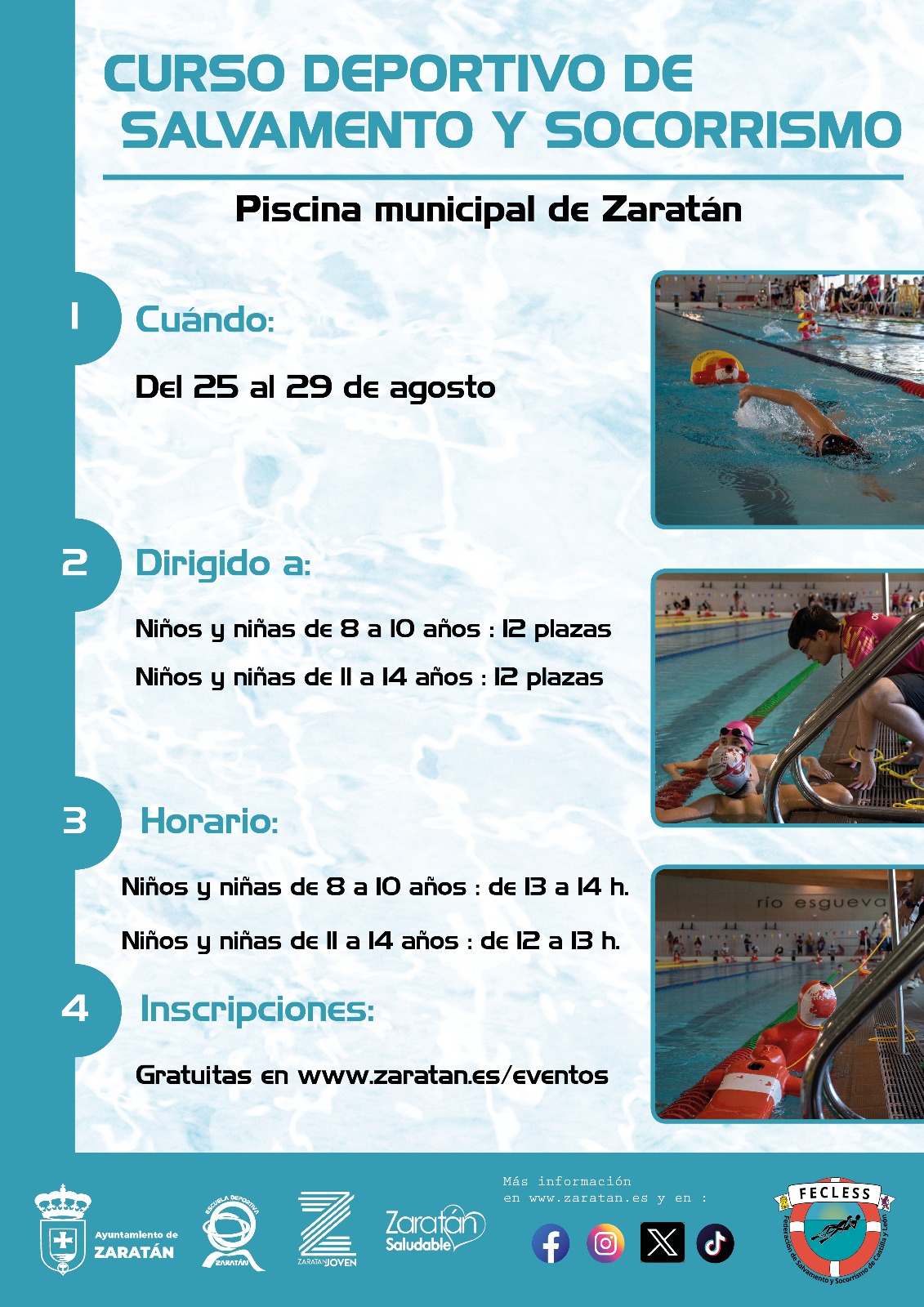 Curso Deportivo de Salvamento y Socorrismo (Niños y niñas de 11 a 14 años)