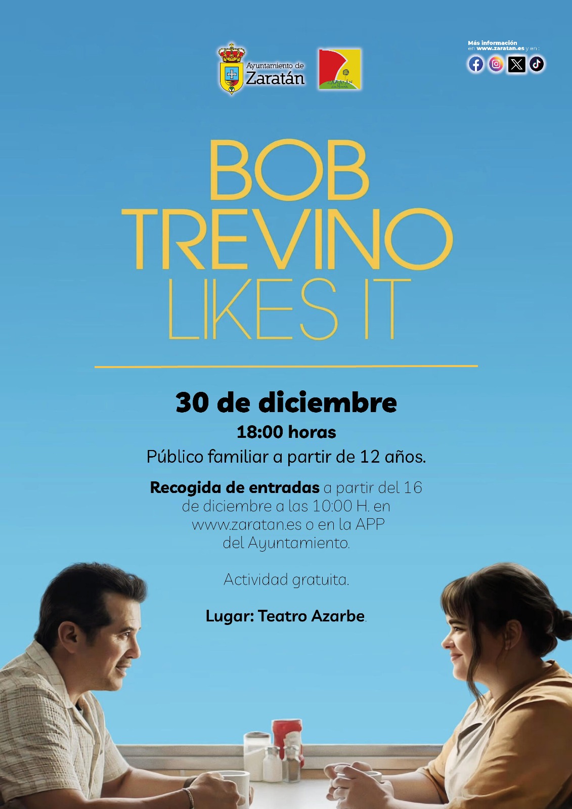Proyeccion de la película Un like de Bob Trevino