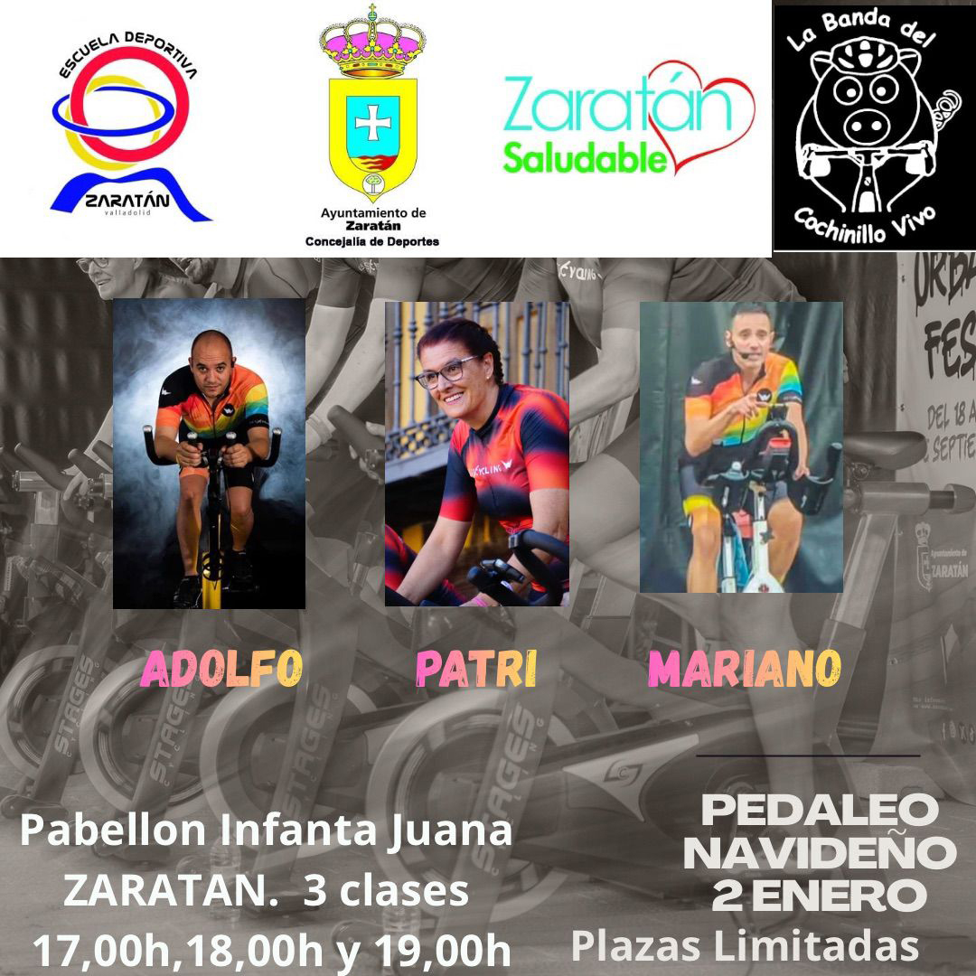 Masterclass Cycling: Pedaleo Navideño viernes 2 de enero 18:00 horas