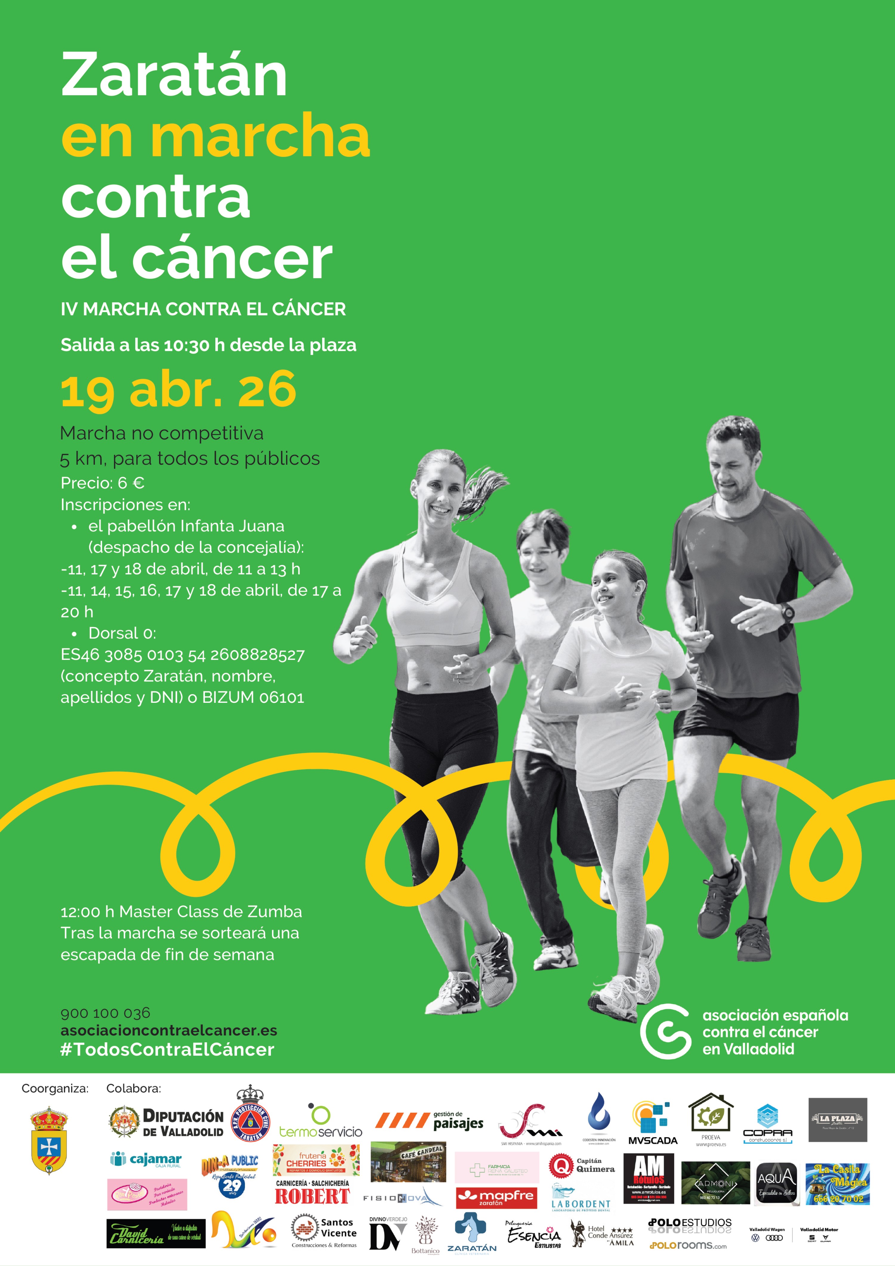 Masterclass zumba: marcha contra el cáncer