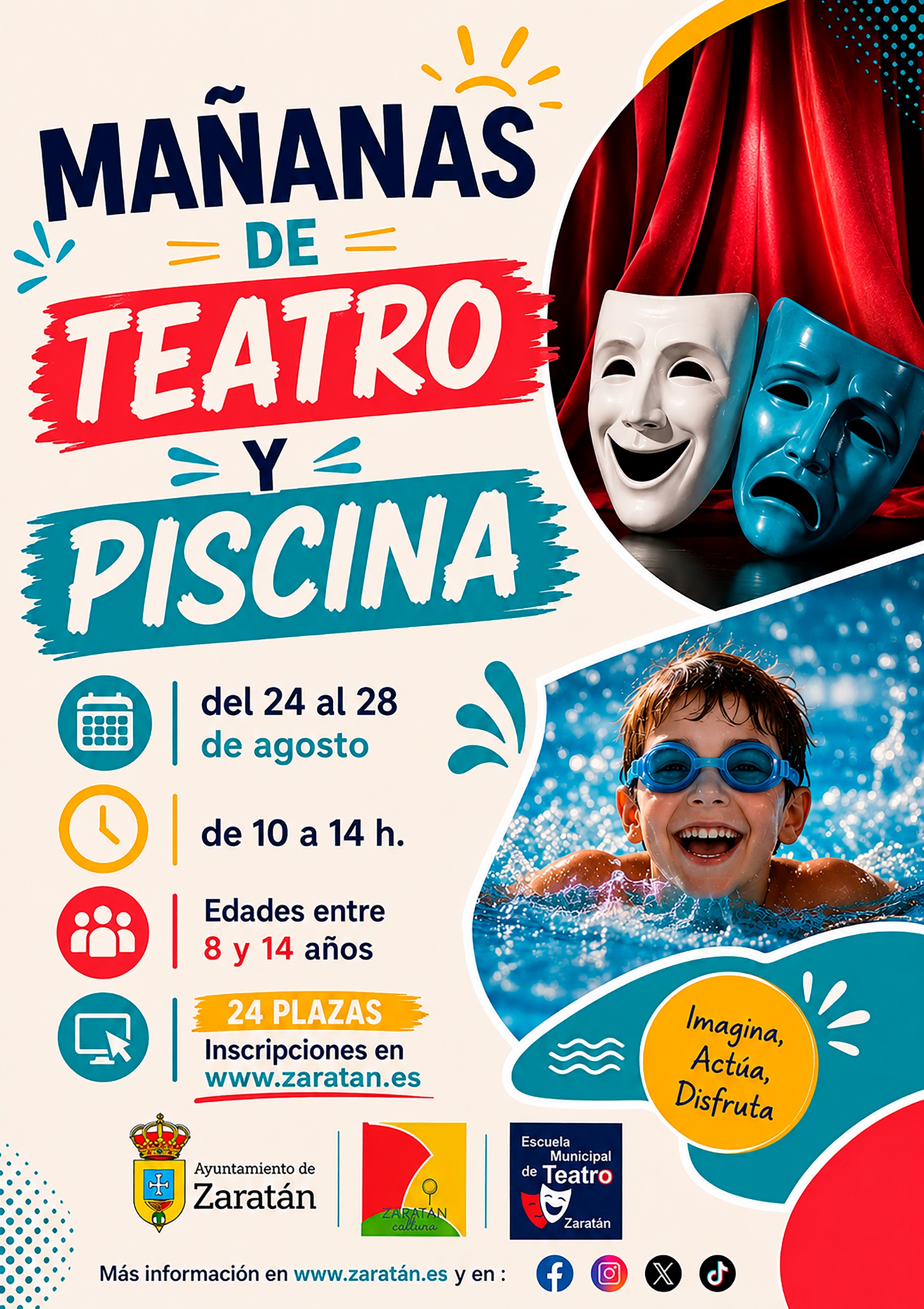 Mañanas de Teatro y Piscina 2026