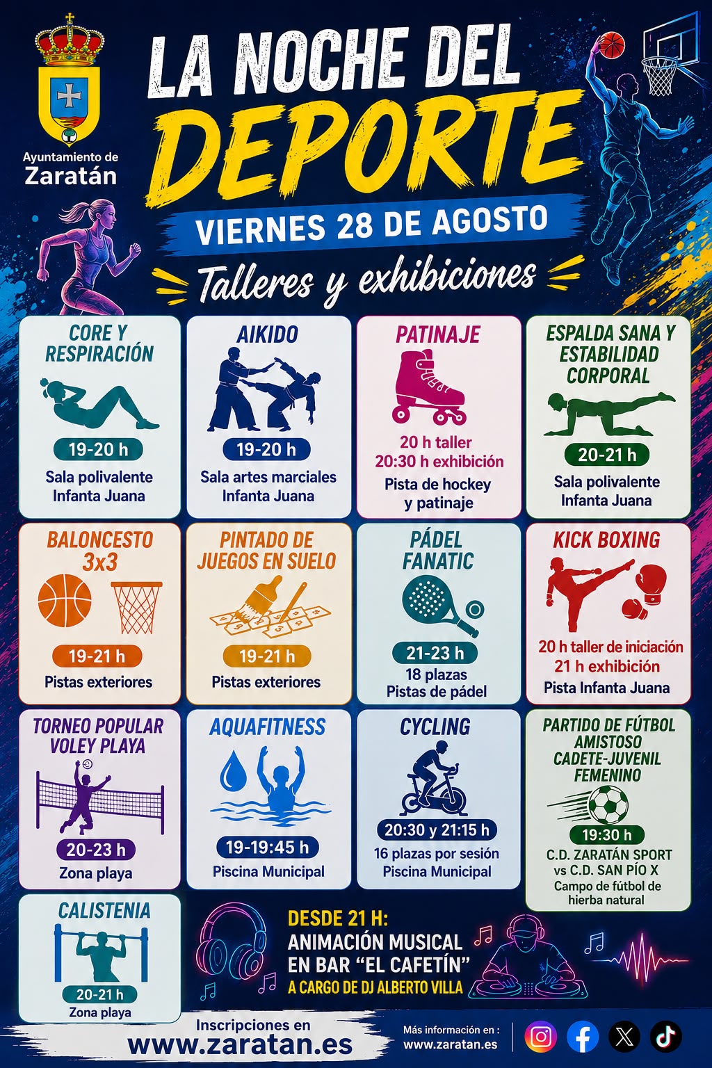 La noche del deporte 2026 - Taller de calistenia